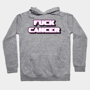 Fuck Cancer // 90s Y2K Style Hoodie